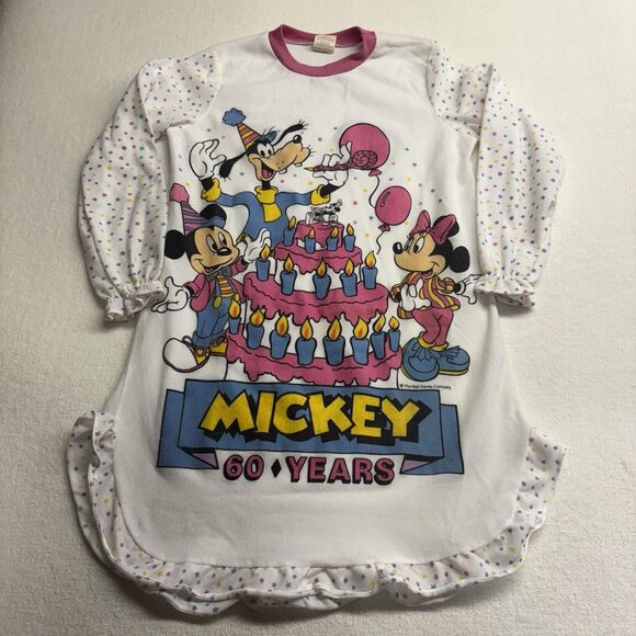 Disney Vintage 60th Anniversary Children Nightgown - Picture 1 of 8
